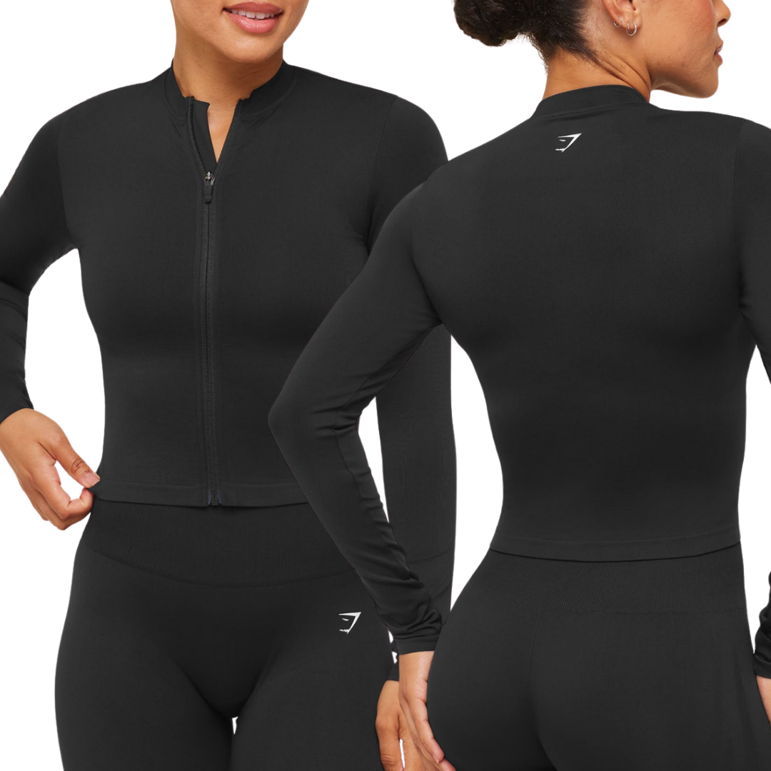 Everyday seamless zip tracktop