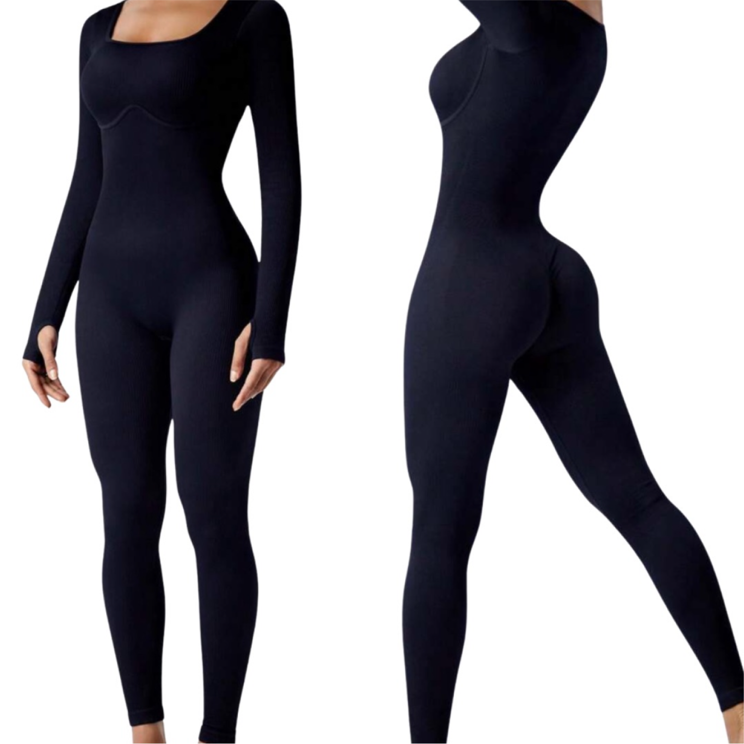 Jumpsuit - Negro Acanalado