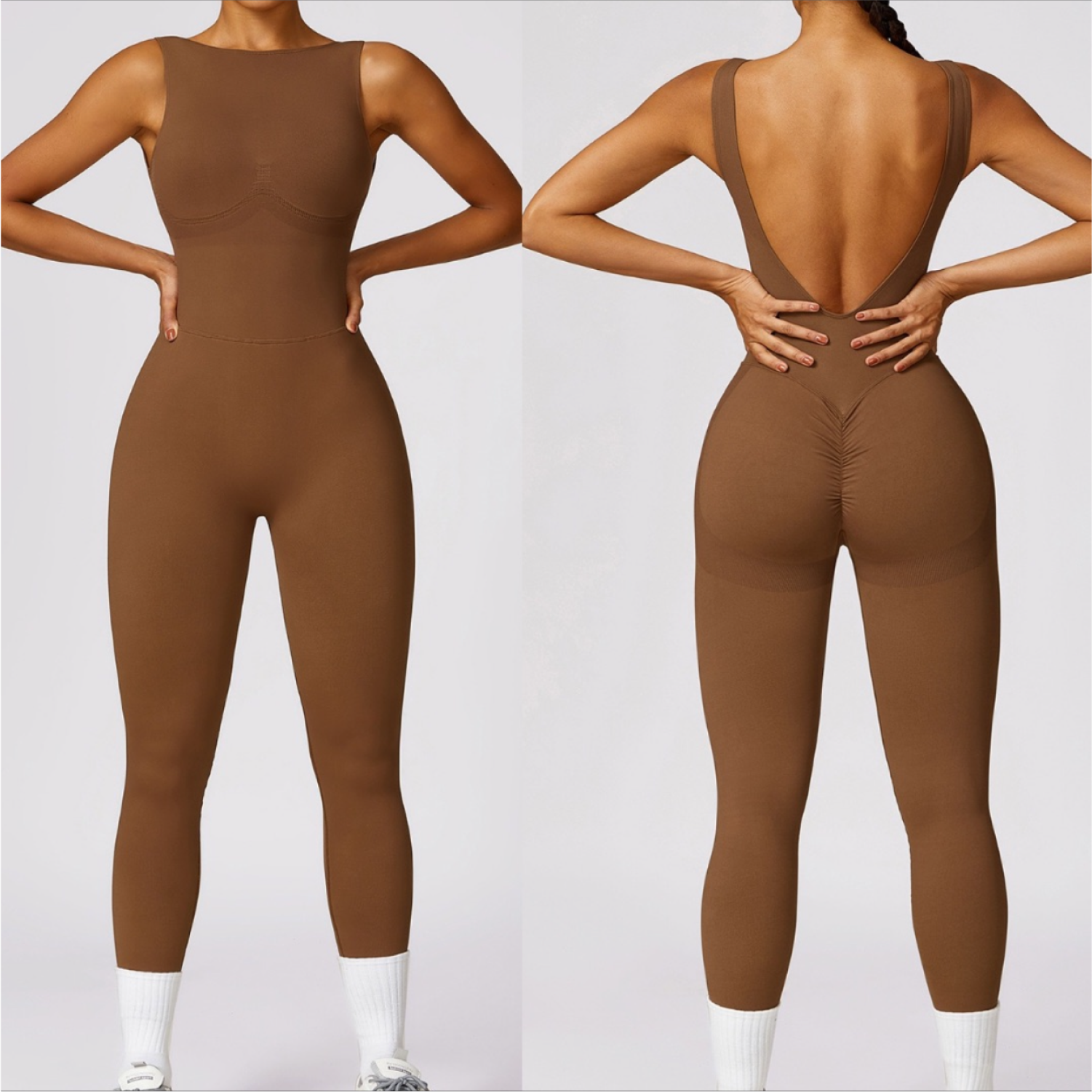 Enterizo Seamless - Beige