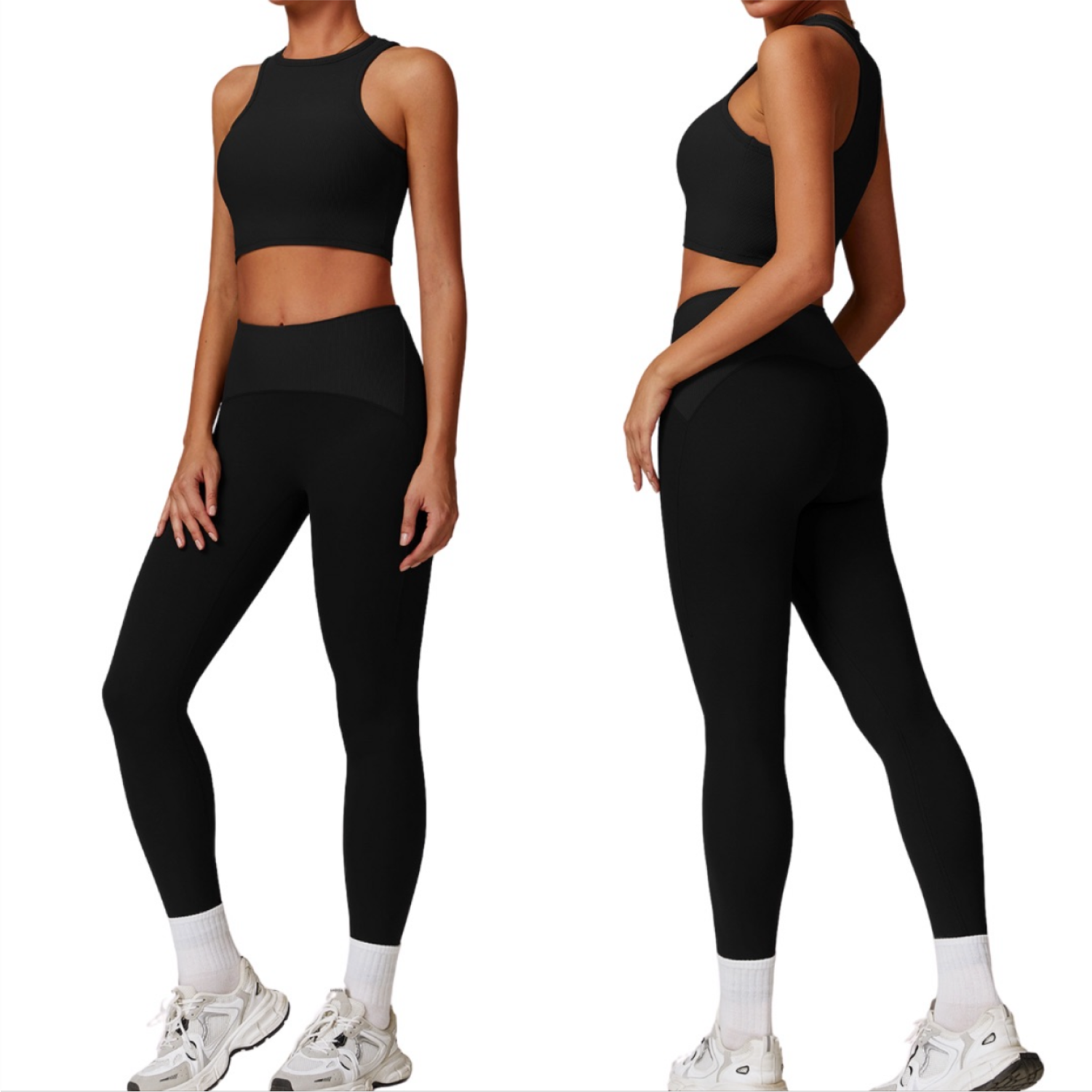 Set Tank Top + Legging - Negro