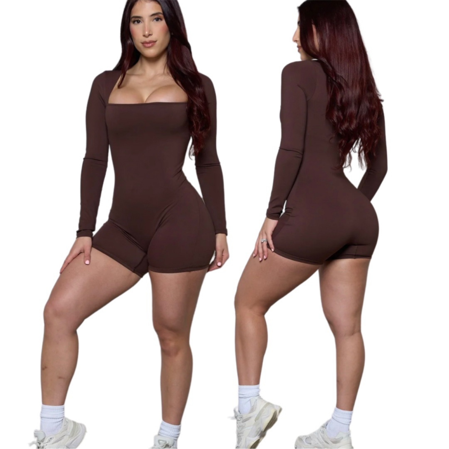 Enterizo Long Sleeve - Marrón