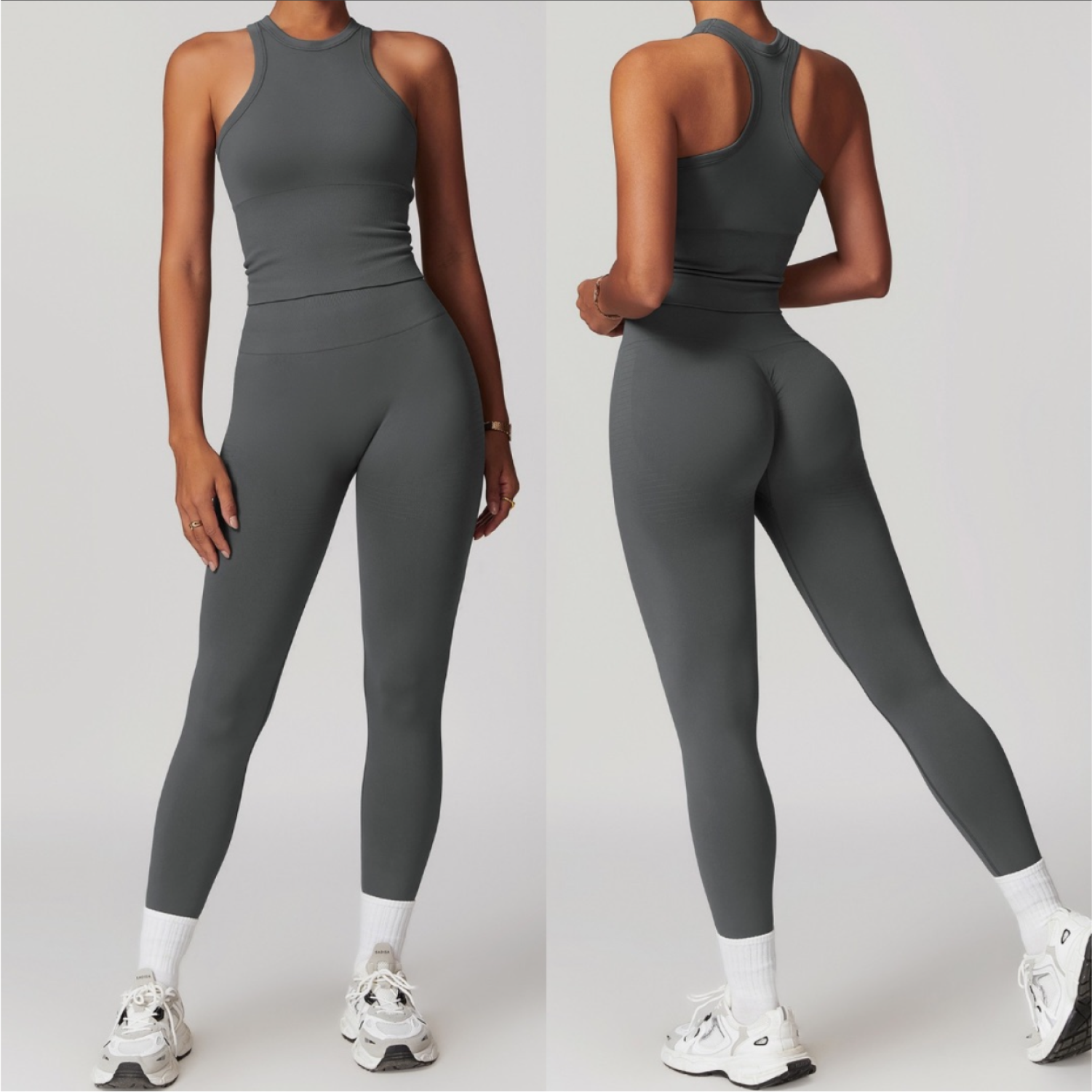 Set Tank Top + Legging - Gris