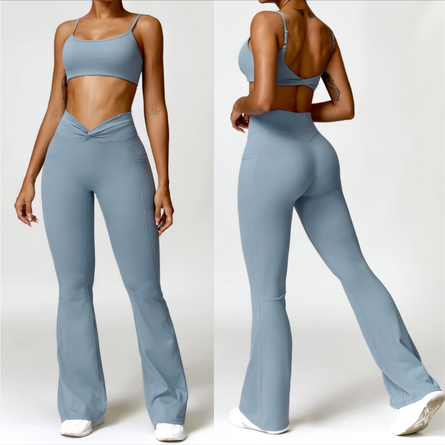 Set Top + Pant Campana - Gris