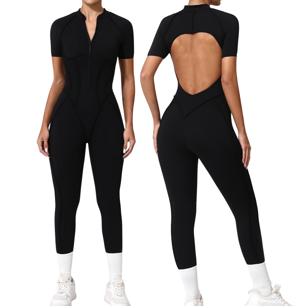 Enterizo Siluet manga corta con zipper