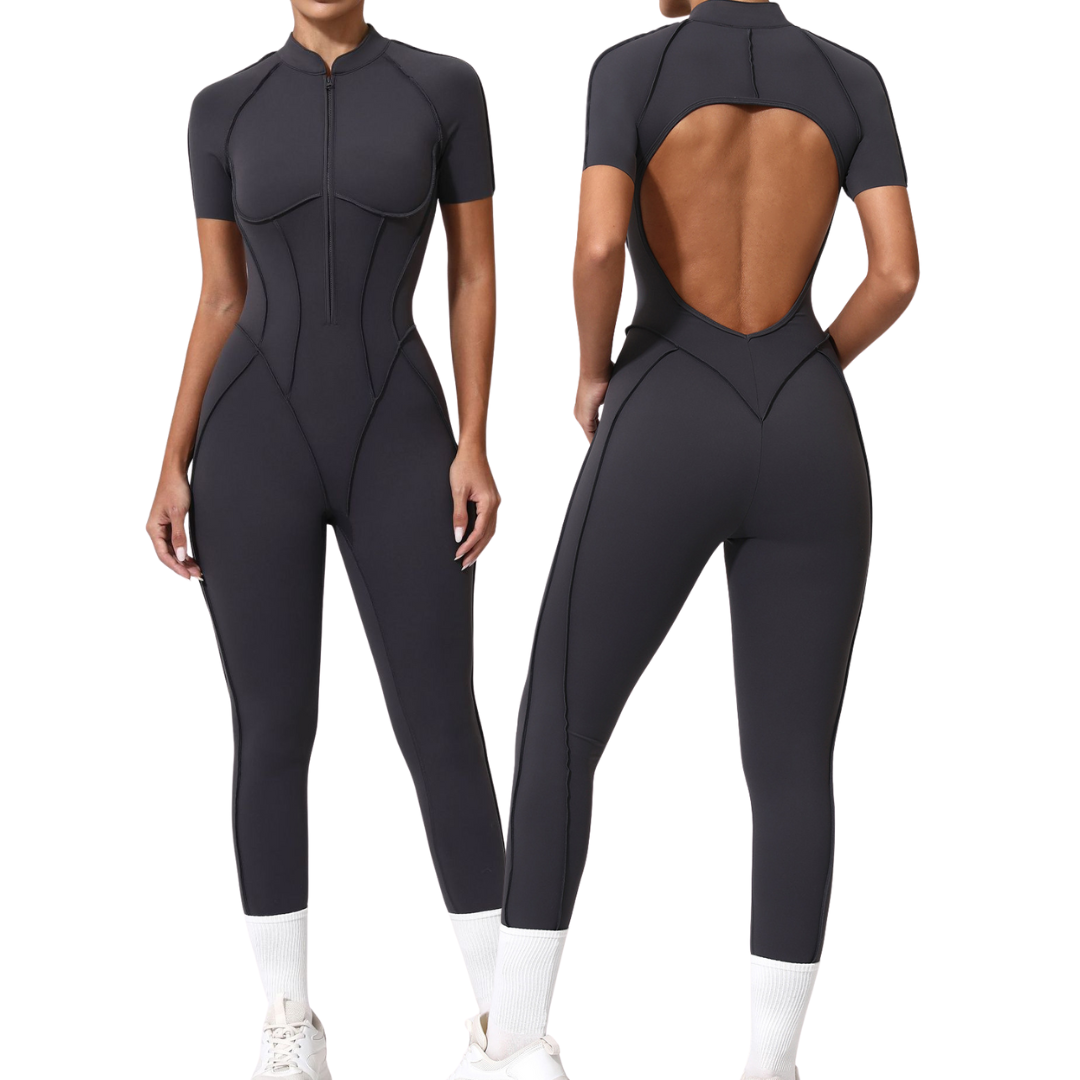 Enterizo Siluet manga corta con zipper