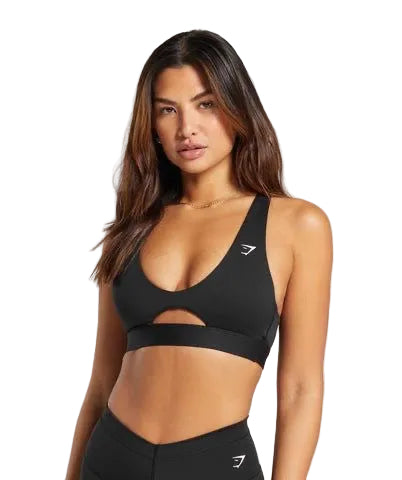 Peek a boo sport bra