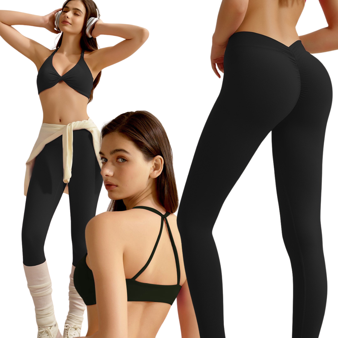 Set top+legging semi V cut