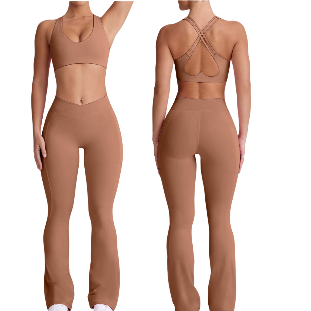 Set Love flare pants