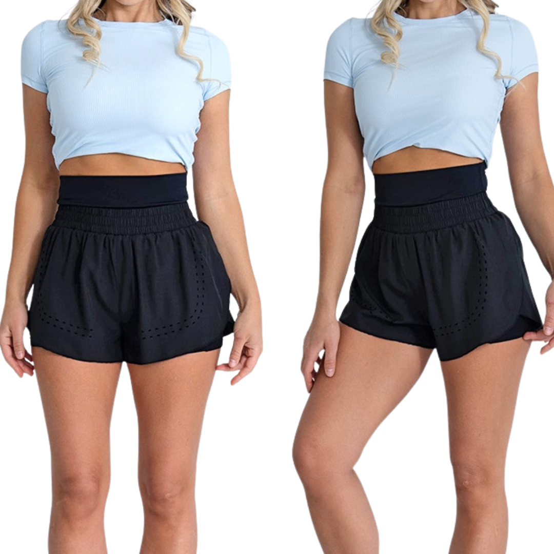 Shorts running con detalles